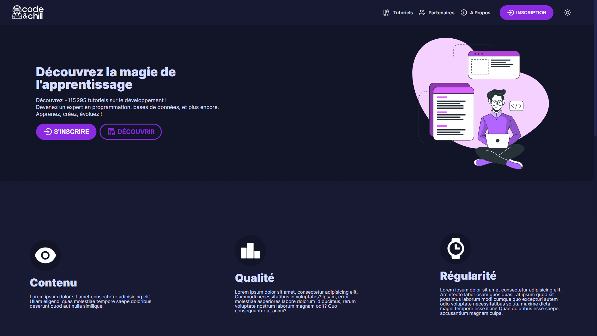 image du Projet numéro 1 Code & Chill